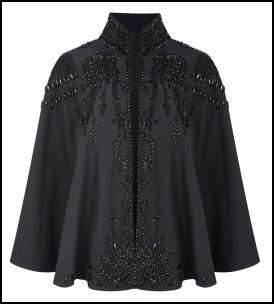 Black Beaded Cape.