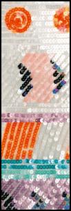Sequin Colour Block Pattern.