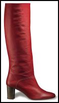 Red Knee Length Boots.