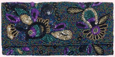 M&S Beaded Clutch Bag.