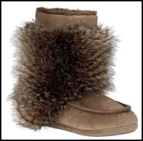 Marks & Spencer Fur Trim Slippers.