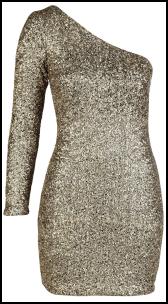  Sleeve Dress on Left   Oli Aw11 Clothing Ax Paris Metallic Gold Dress   65