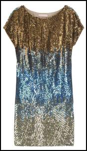 Matthew Williamson Sequin Embellished Mini Dress.