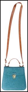 Miss Selfridge - Teal Shoulder Purse Bag.