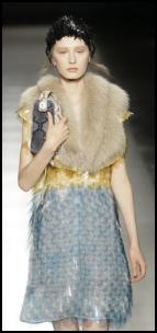 Prada Pailette Sequins In AW11 Womens Catwalk.