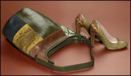 Mulberry Autumn 2011/Winter 2012 Green Bag & Shoes.
