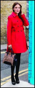 Matalan AW11 Lovely Red Coat.
