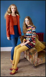Colour Blocking Navaho Style Sweater Dress