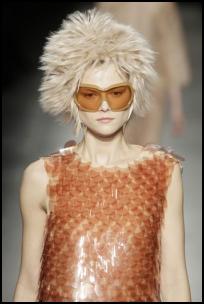 Prada Pailette Sequins In AW11 Womens Catwalk Outfit.