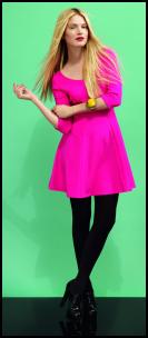 Dorothy Perkins - Pink 60s Tunic Dress.