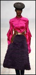 Manish Arora - Honeysuckle Pink Blouse & Skirt.