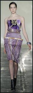 Inspirational Purple Print Fashion - Mary-Katrantzou - AW11.
