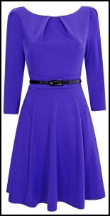 Wallis Violet Blue Dress.