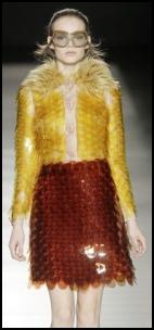 Prada Catwalk Pailette Sequin Garment AW11.