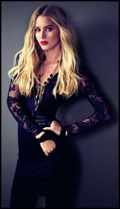 River Island Black Top With Lace.