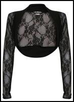 Black Lace Effect Shrug.
