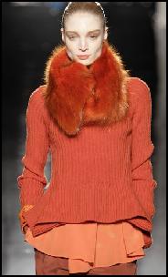 Sportmax Catwalk Orange Knitwear.