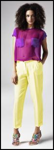 River Island Yelow Pants.
