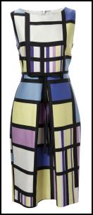 El�gance Mondrian Colour Block A-Line Shift Dress �159.