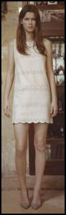 French Connection Ladies SS11 Nude Leather Dress