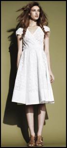 White Wrap Dress on Debenhams Lovely White Circle Pattern Broderie Anglaise Lace Dress