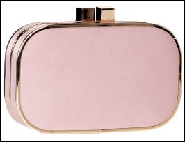 Monsoon Accessorize Nude Pink Clutch Bag.