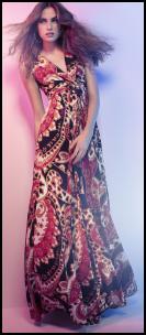 Tribal Colour Mix Paisley Maxi Dress.