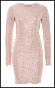 A|wearNude Bodycon Metallic Dress �35.
