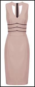 Cut Out Nude Dress.