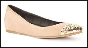 Nude Ballerina Flat Shoe.