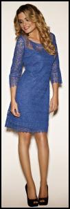 Kaliko SS12 Blue Lace Dress.