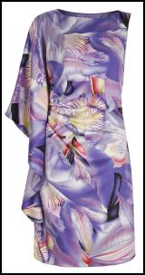 Print Pleat One Shoulder Dress �50 Littlewoods.com.