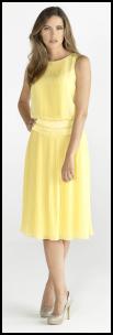 Lemon Pleat Dress.