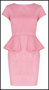 Marks & Spencer Pink Peplum Dress.