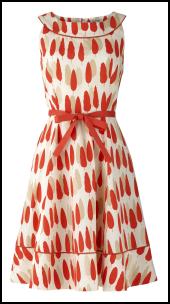 Orange Print Orla Keily Prom Dress.