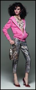  Topshop Pink Zip Jacket.