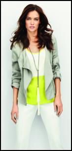 Pastel Green Parka Jacket.