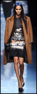 Gaultier Tan Crombie Coat.
