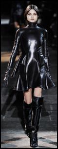 Givenchy Black Leather Dress.