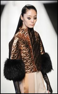 Byblos AW12/13 - Bronze Quilted Jacket.