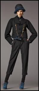 Dolce & Gabbana Narrow Slim Cropped Pants & Jacket.