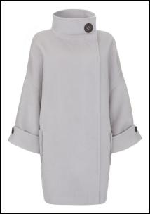 Oversized Volume Cowl Collar Coat By Mint Velvet.