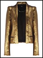 Oasis Rich Gold Sequin Jacket.