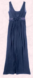This Midnight Blue Chiffon Dress with Corsage is from John Lewis, priced at �150