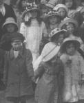 Edwardian children wearing hats picture.  13
