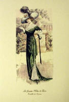 Fashion Plate Reprints Titanic Era - Dark Green Dress