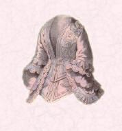 Picture of early Victorian mantelet 1852