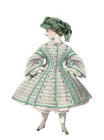 Child in crinoline dress 1862.