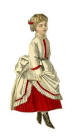 1870 Girl in dress.