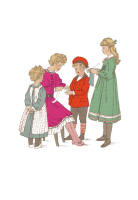 1890 Children in Costume Plates